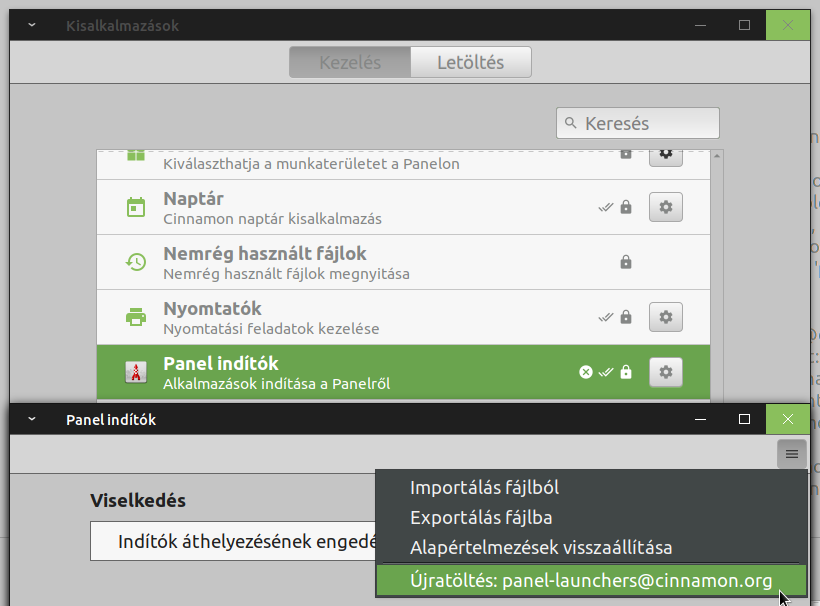 Cinnamon Kisalkalmazások a Panelen_06