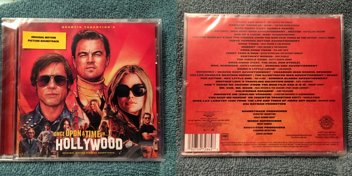 Quentin Tarantino's Once Upon a Time in Hollywood Soundtrack