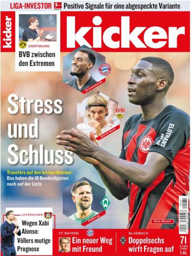 Cover: Kicker Sportmagazin No 71 vom 31  August 2023