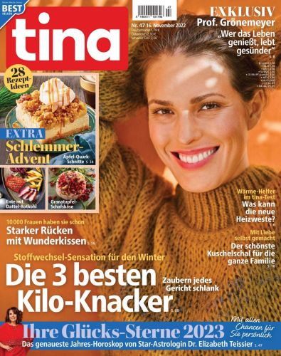 Cover: Tina Frauenzeitschrift No 47 vom 17  November 2022
