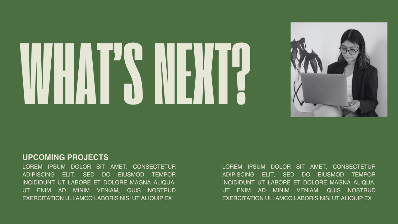 Black Beige Bold Portfolio Presentation