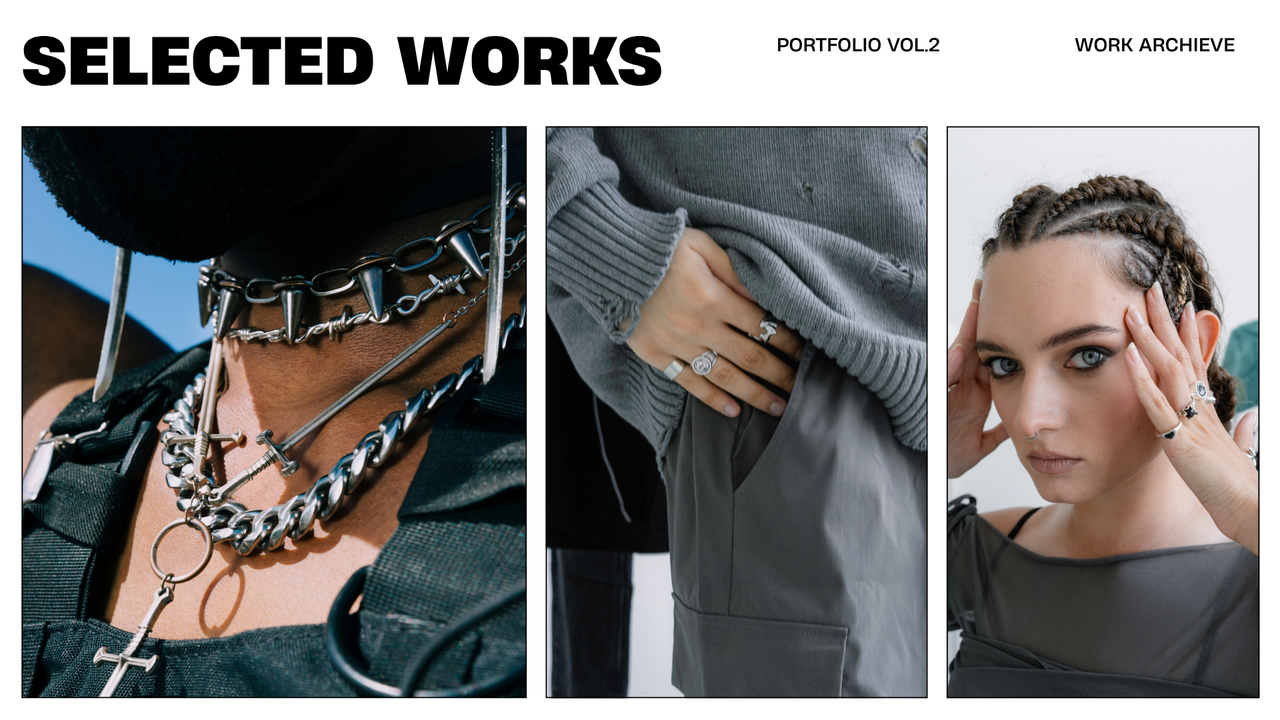 Yellow and Grey Creative Portfolio Presentation