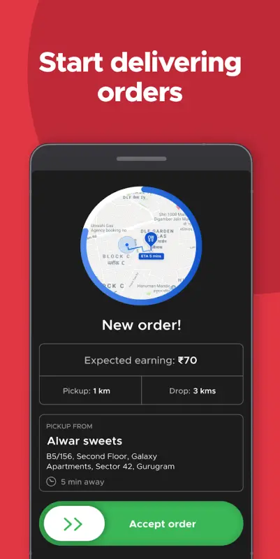 Zomato Delivery Partner App APK
