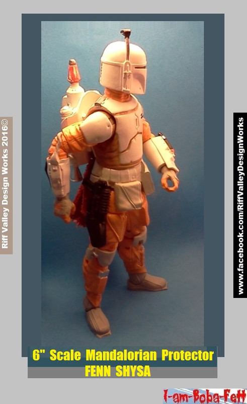 custom black series 6 inch fenn shysa in orange 