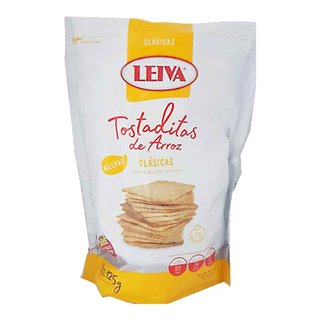 8760 | Tostadita Leiva Arroz Clasica X 125 Grs