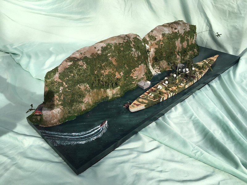 Diorama Tirpitz en Norvège I-jbb-Kb-MX-L