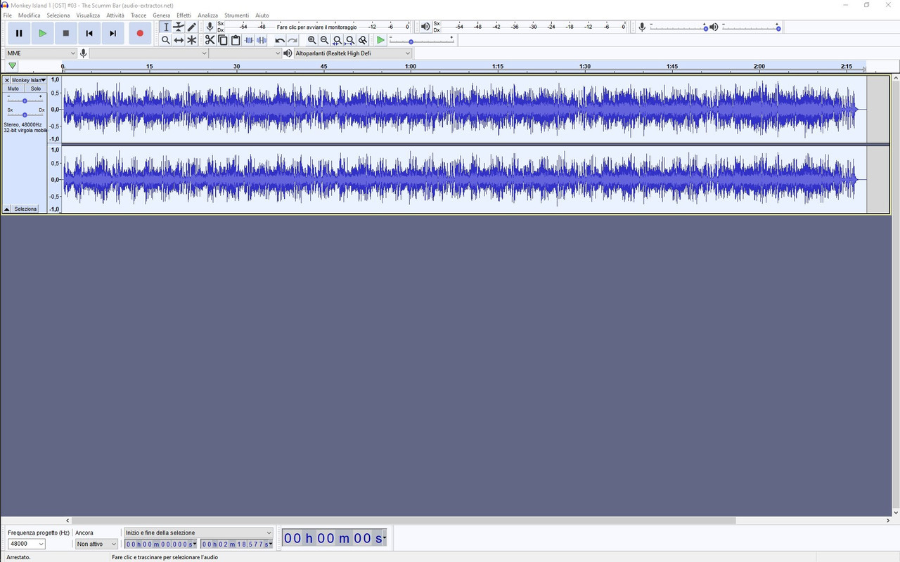 File Wav vs FLAC 90