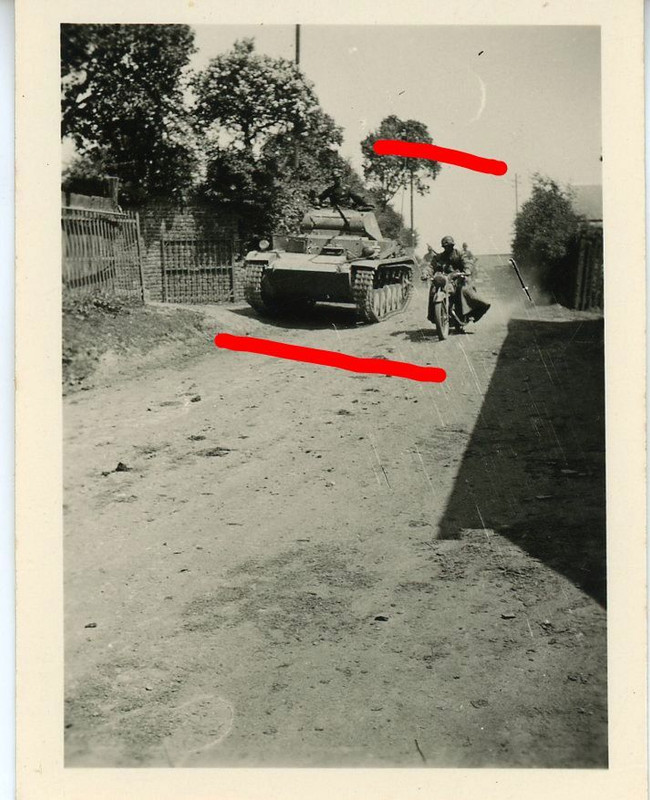 Kämpfe Belgien Panzer II Tank Frankreich Foto