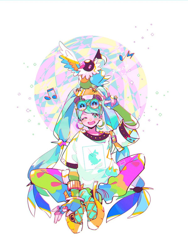 hatsune-miku-chatot-and-normal-miku-poke