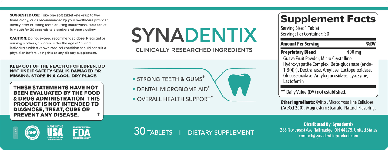 SYNADENTIX dental wellness information