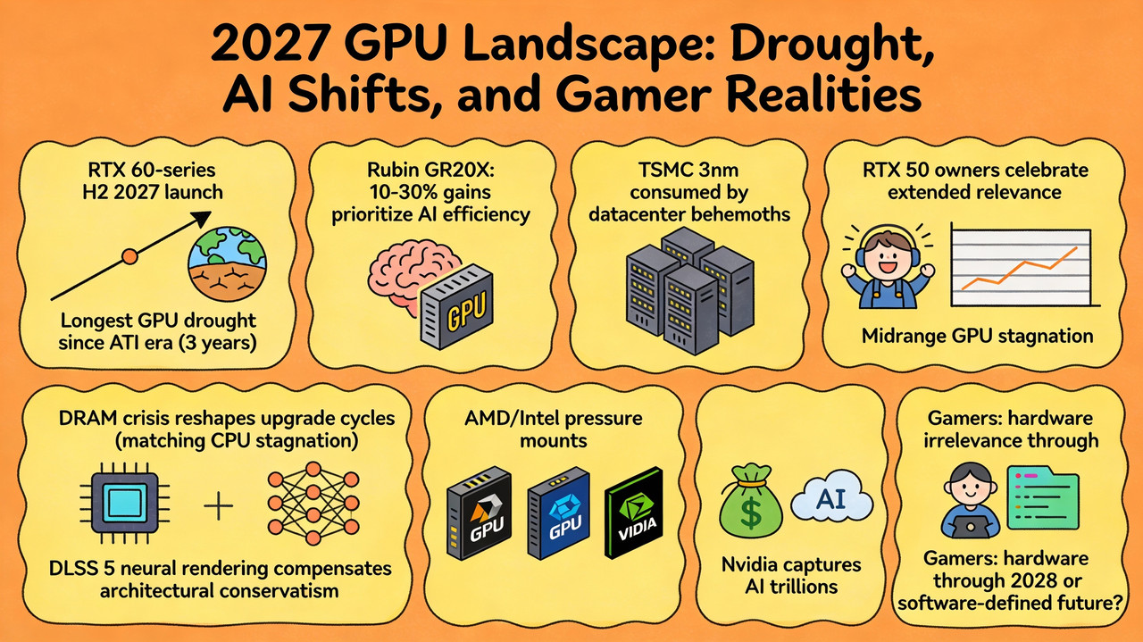 High-end gaming PC with next-generation graphics card installation