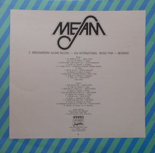 V.A. - Mesam (2 Medjunarodni sajam muzike) 1 (1985) Omot-2