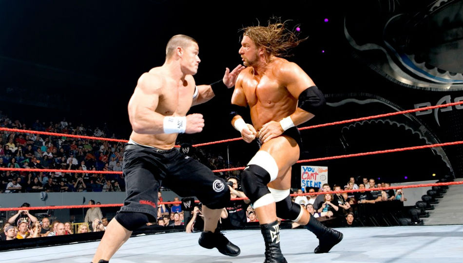 Triple H and John Cena