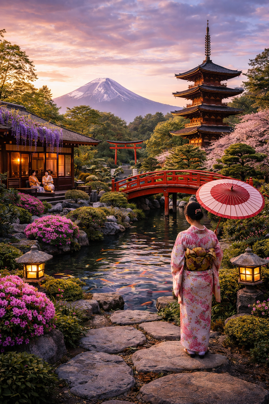 Templos y jardines Japón