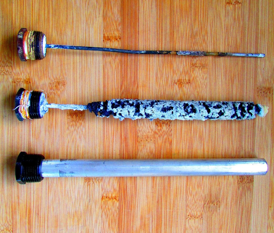 23Anode rods - removed Oct 2012 - removed Jan 20