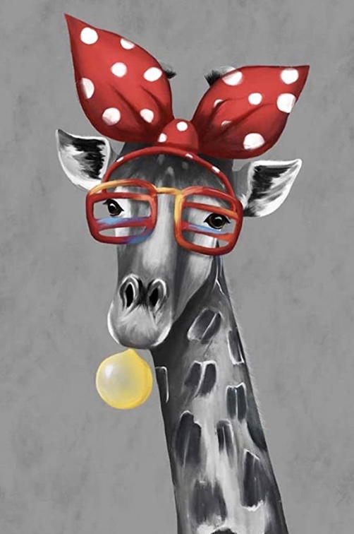 Giraffe_Red_Bow