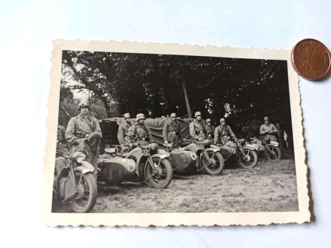 Fahrzeuge Motorräder Wehrmacht Motorstaffel WK2 Wehrmacht
