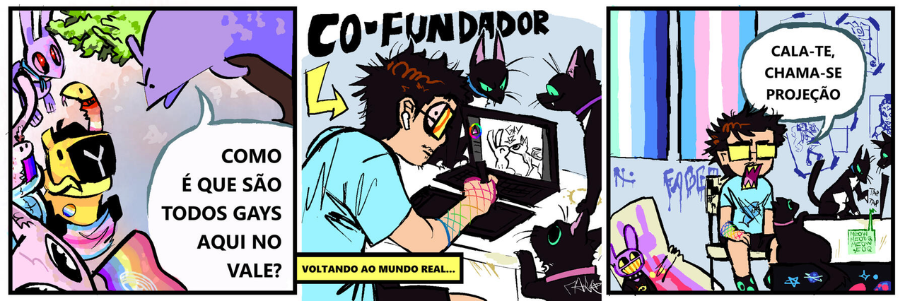 Tira de banda desenhada da Capivadaria da Semana