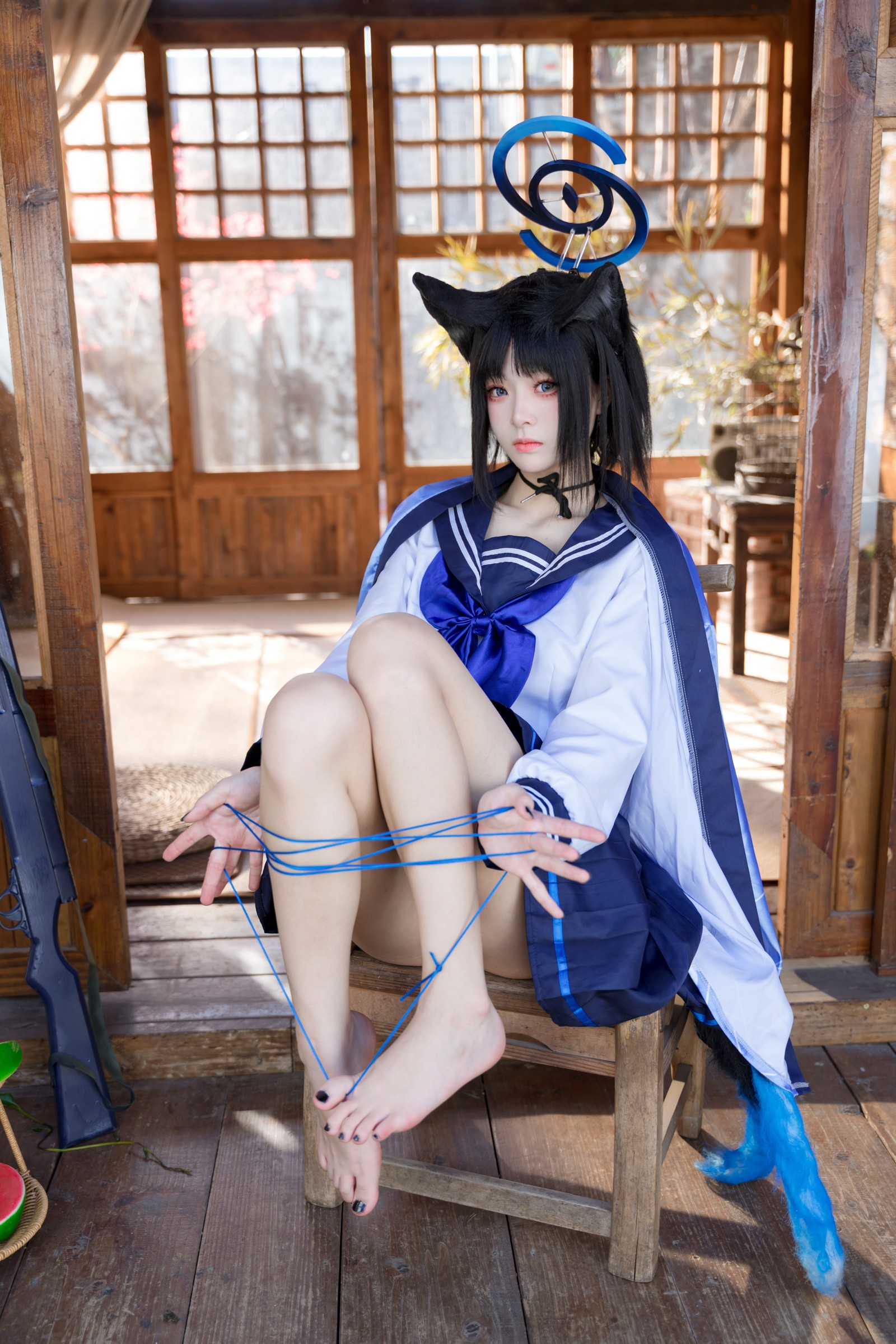 九柒喵 – 桐生桔梗 Cos 高清大合集（88P-470MB）和风旗袍写真插图7