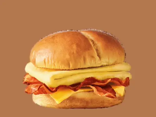 Bacon Egg and Cheese Brioche Breakfast Sandwich