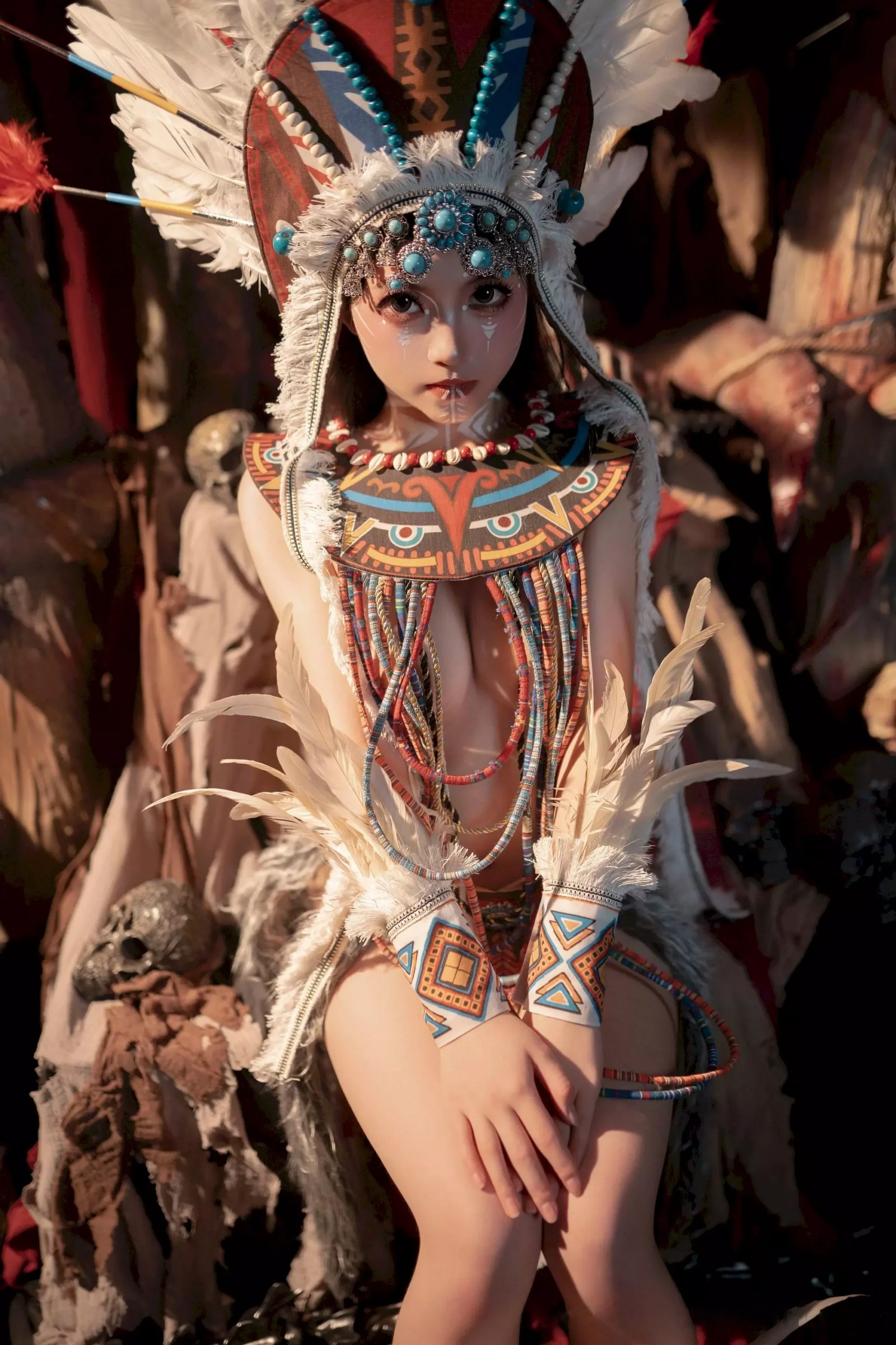 Bangni邦尼 – 印第安（紫舞龙）Cosplay 写真集（99P-355.3MB）插图