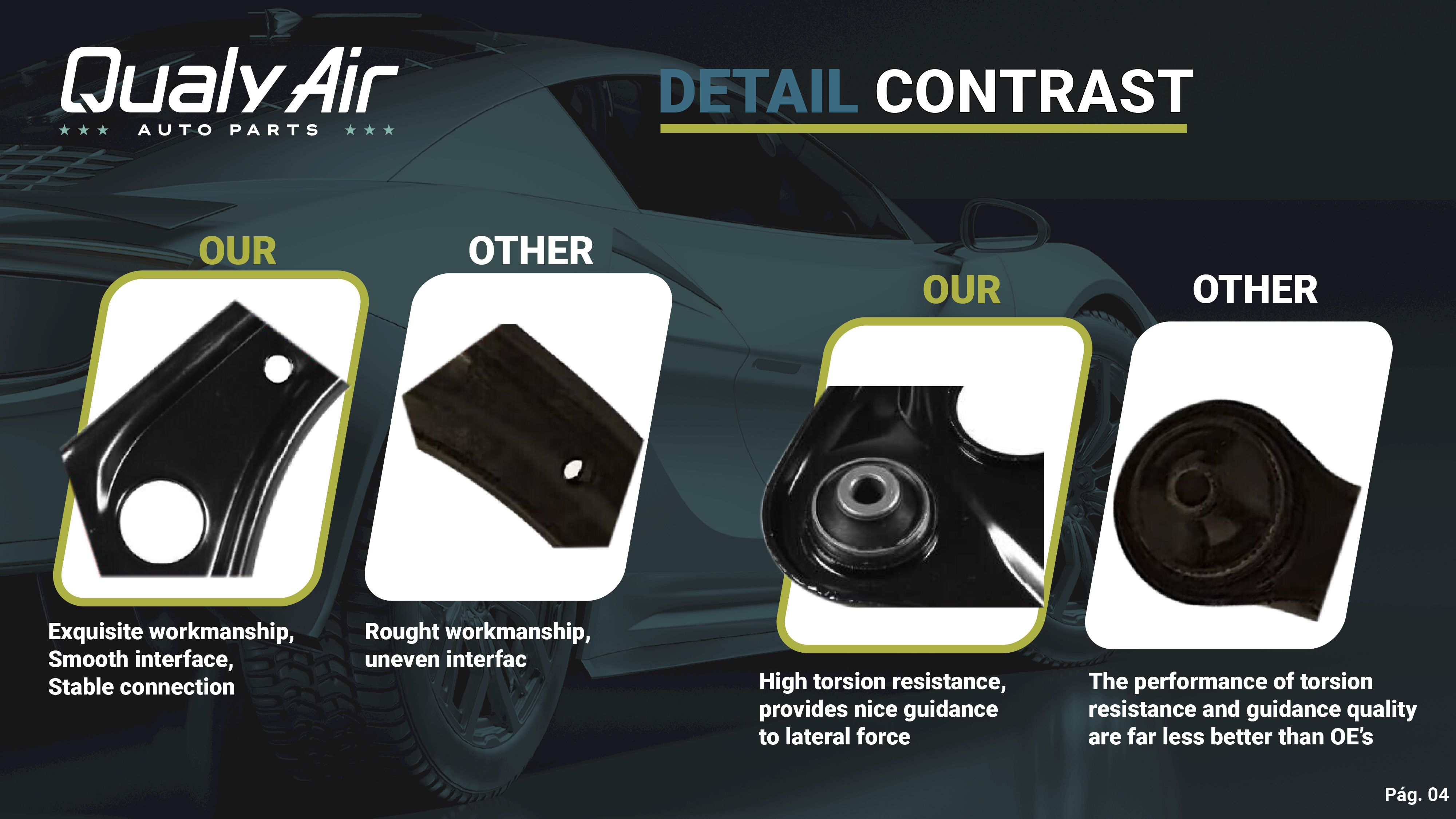 Nuevo brazo de control delantero derecho superior trasero RK620999 compatible con 09-16 A4 - Imagen 9 de 10