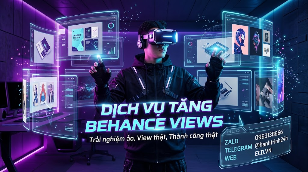 tăng behance views rẻ behance adobe