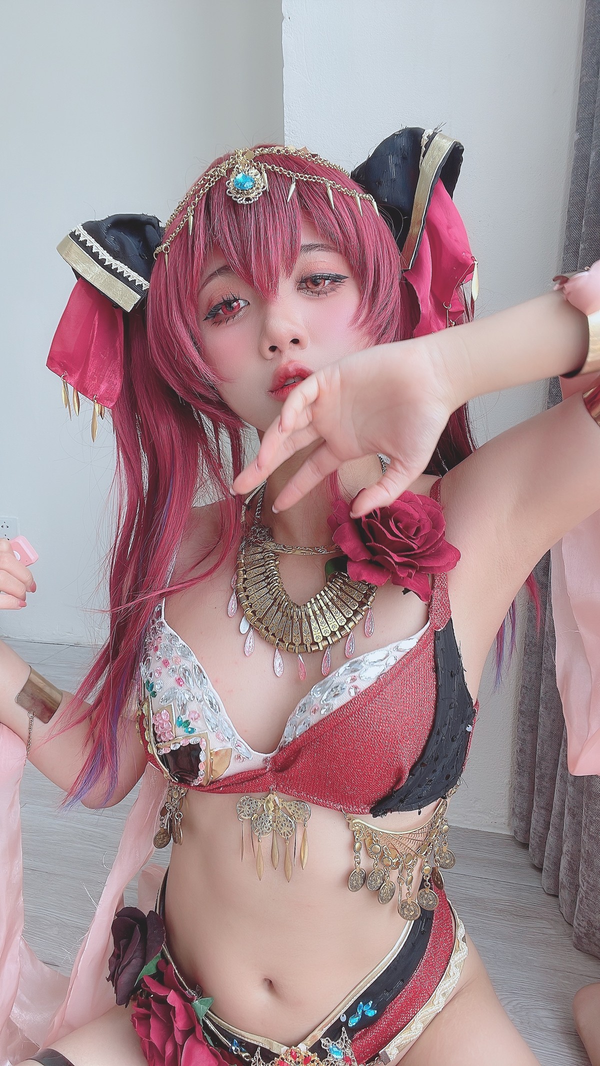 PoppaChan Houshou Marine Dance Version – 109 Photos 9 Videos 1.12GB插图4