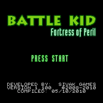Battle Kid: Fortress of Peril box art