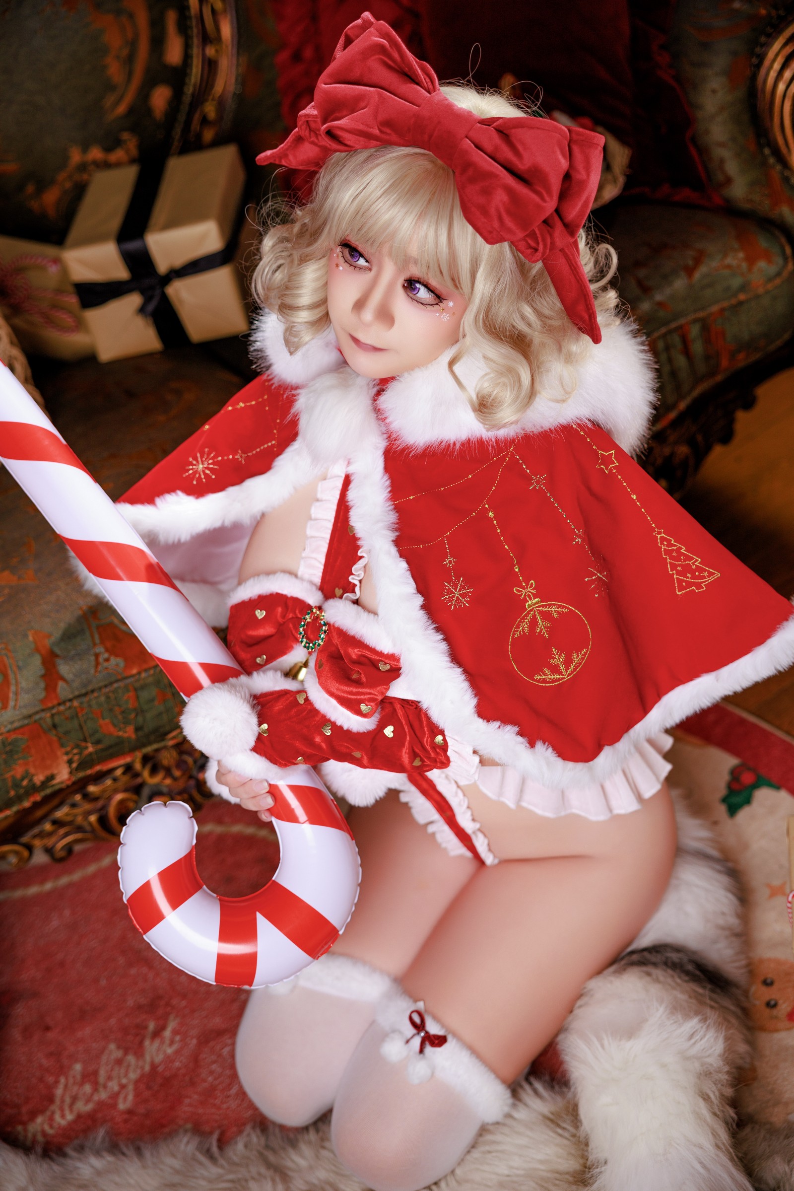 阿雪雪写真圣诞雪精灵高清图集（97P+1V / 3.9G）Cosplay主题插图9