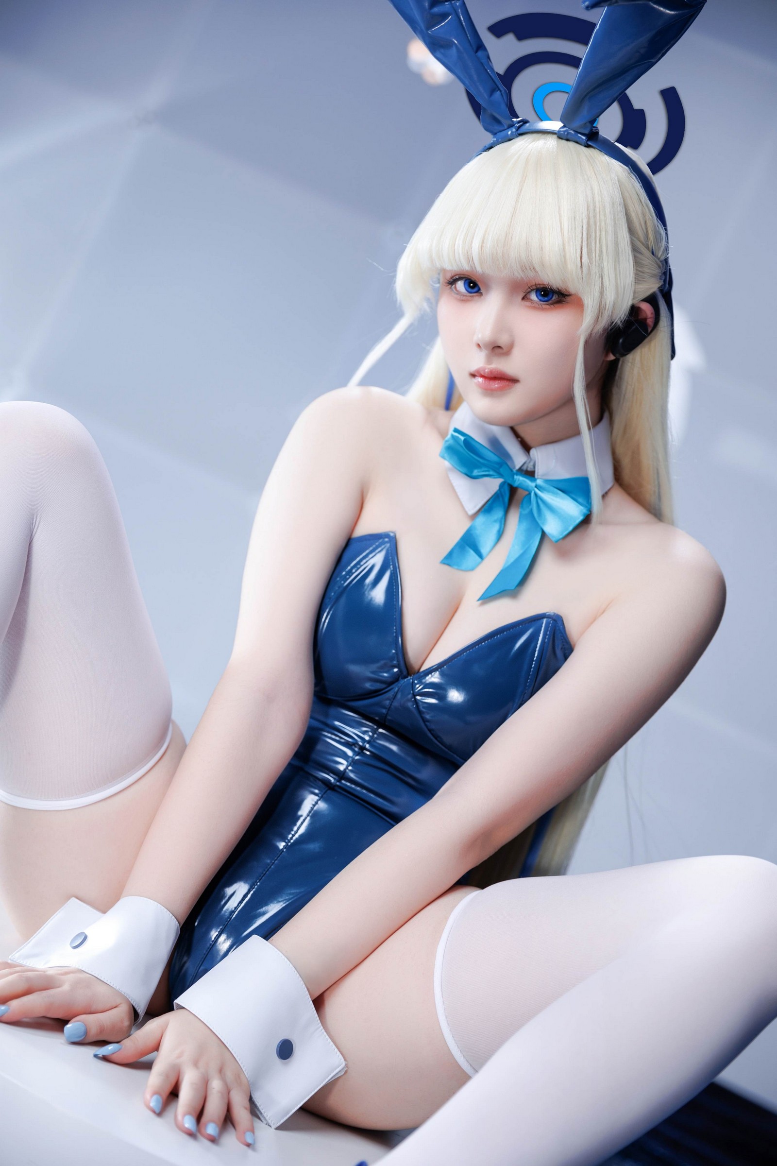屿鱼 Yuyu 蔚蓝档案 兔女郎 Cosplay 写真合集（28P｜39MB）插图3