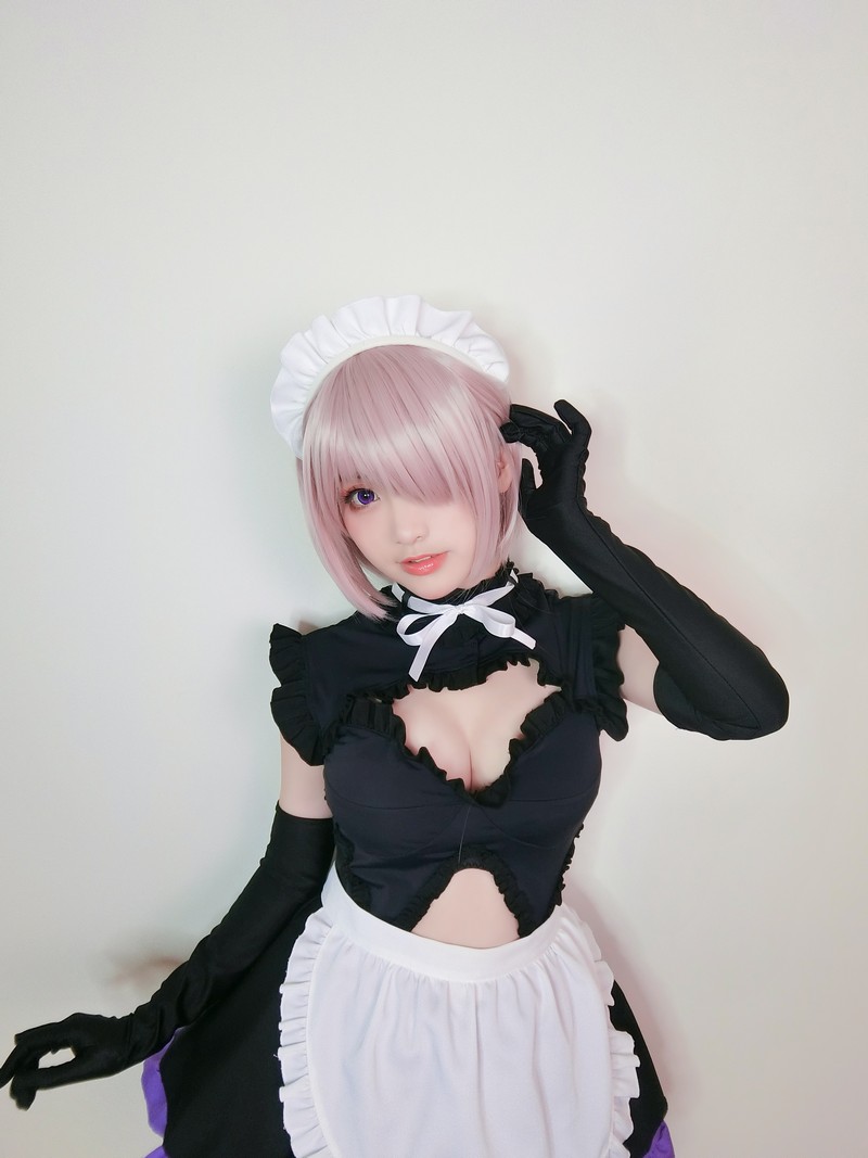 星野Saori 玛修 Mash Kyrielight Cosplay Fate系列写真【13P-64MB】插图1