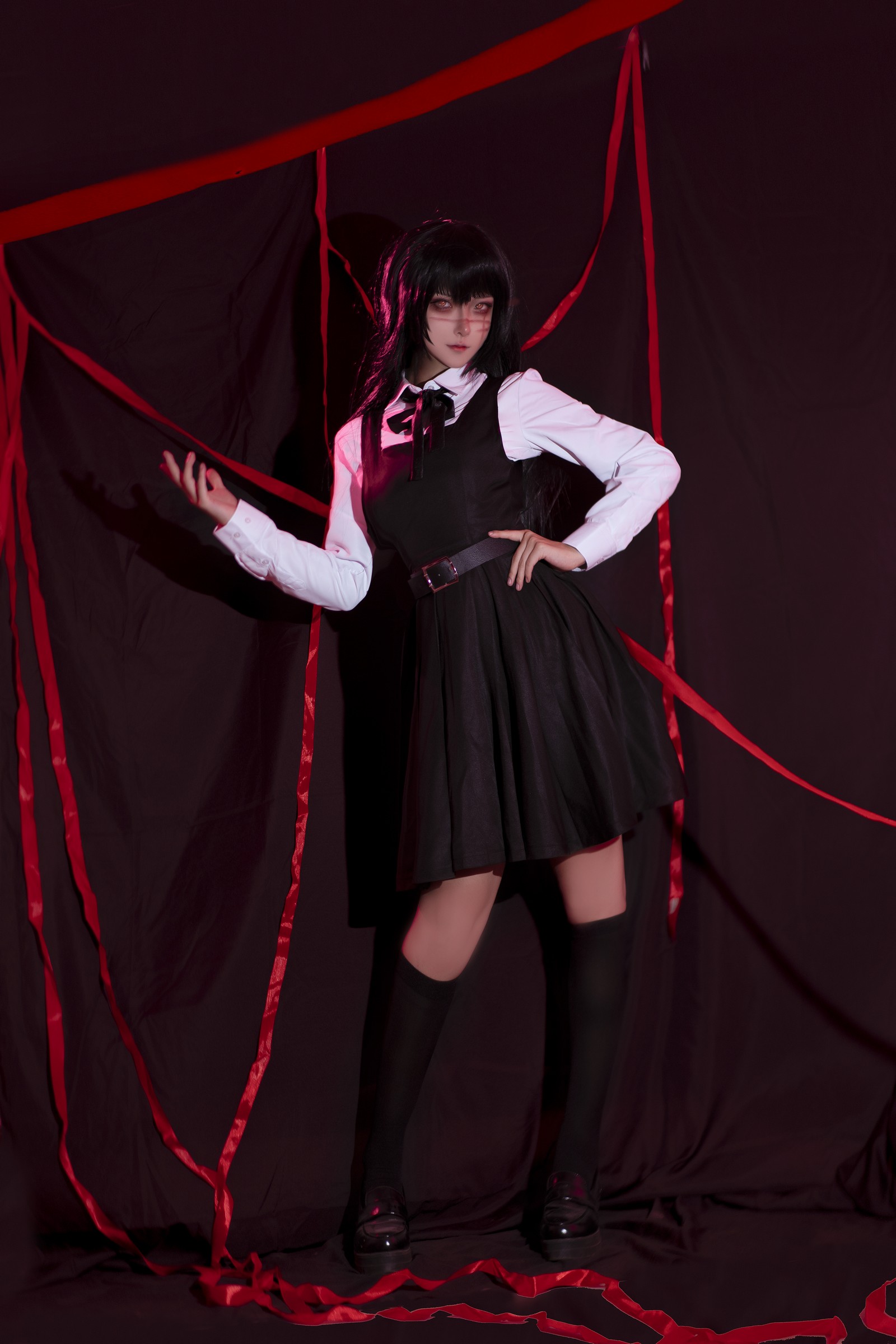 Seya-狮砸 – 电锯人 三鹰朝 Cosplay 高清写真（8P-65MB）插图3