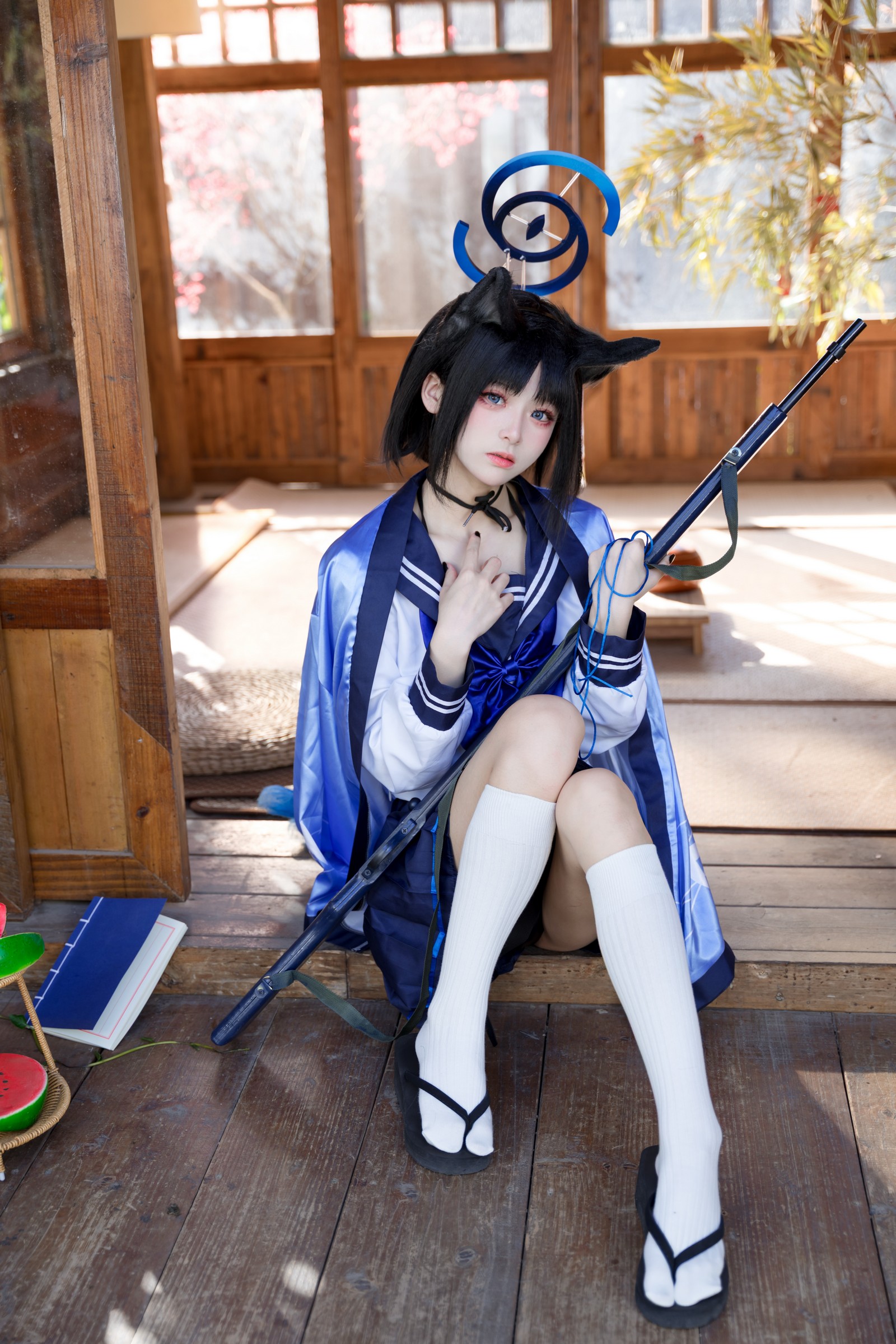 九柒喵 – 桐生桔梗 Cos 高清大合集（88P-470MB）和风旗袍写真插图6