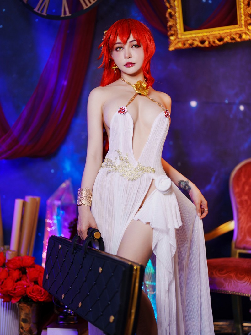 Joyce Lin2x Himeko Dress Cosplay Honkai Star Rail 写真 74P插图