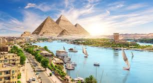 Ancient Egyptian City on the Nile