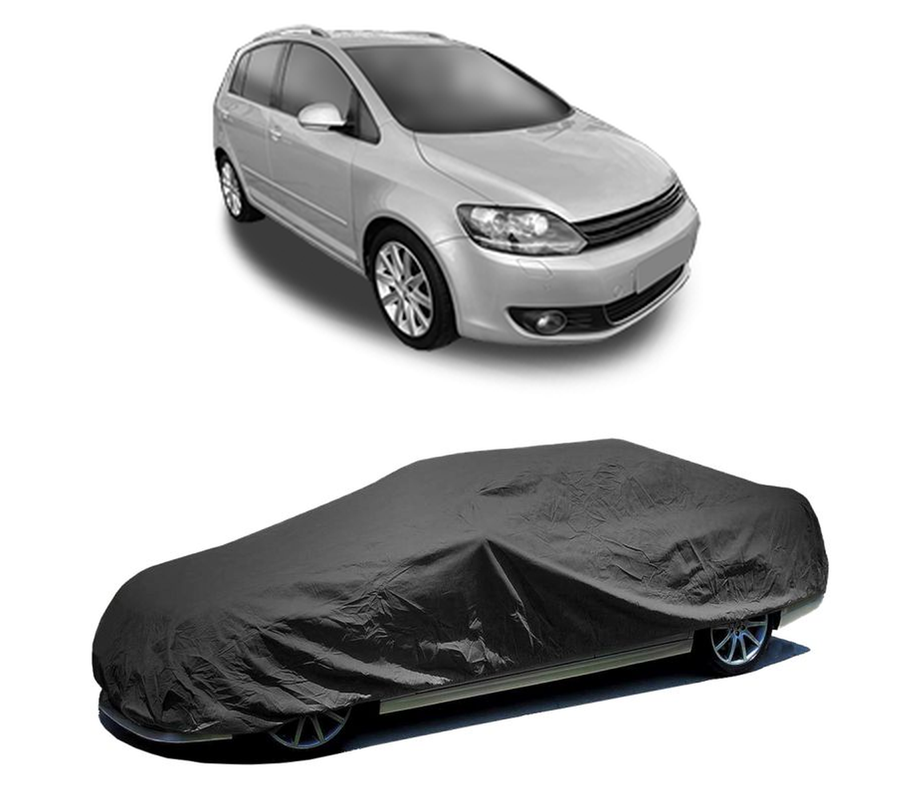 Husa tip prelata auto pentru Volkswagen Golf PLUS Van (521) 2009 - 2014,culoare negru, material textil impermeabil, rezistanta la intemperii praf UV, CARPASSION Husa Protectie