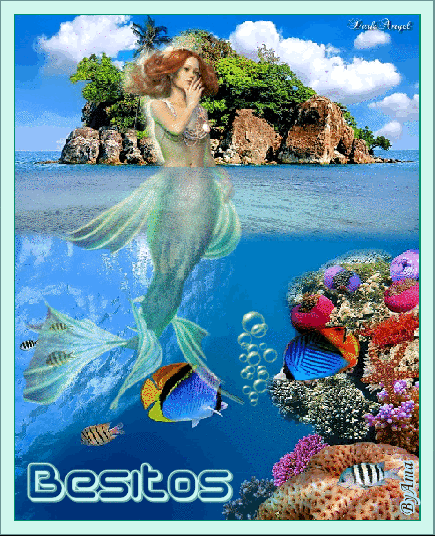 Isla Paradisíaca en la Polinesia Besitos
