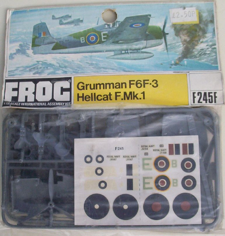 Frog 72 Grumman F6F-3 Hellcat F.Mk.1