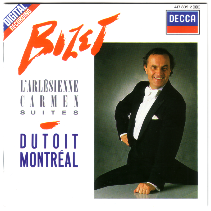 Bizet - L'Arlesienne & Carmen Suites (Dutoit) - Front