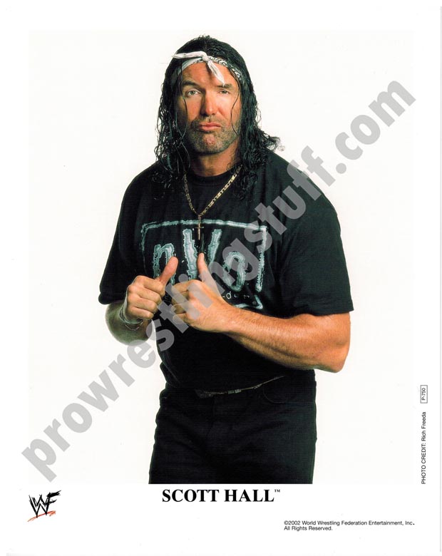 Scott Hall P-750 WWF 8x10 promo photo