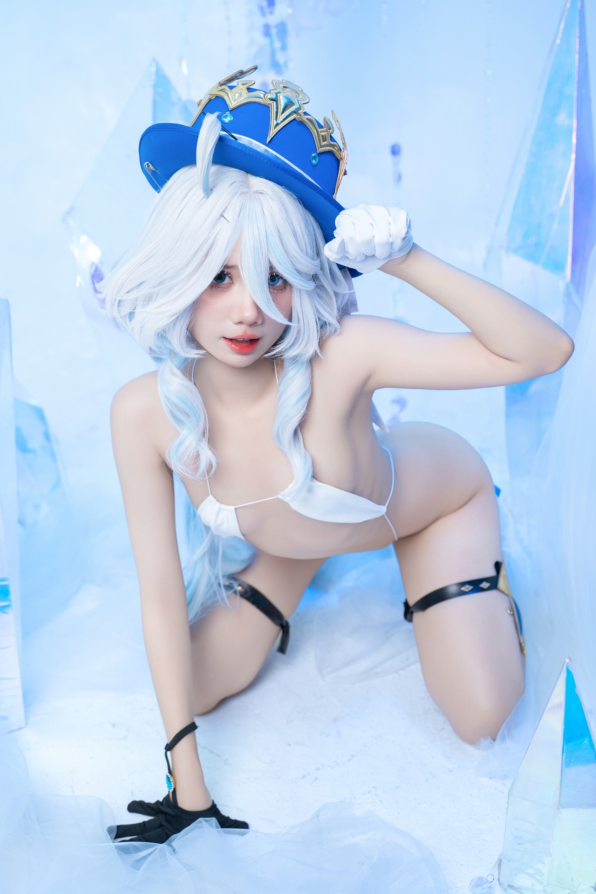 PoppaChan Furina Cosplay (Genshin Impact Fontaine) – 41 Photos 195MB插图9