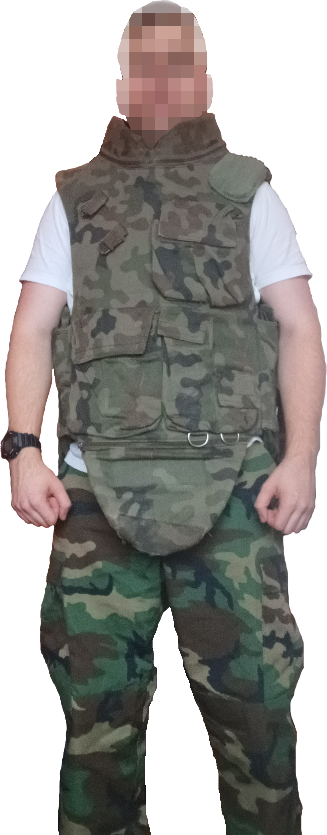 1990s Polish body armor vest - OCHRA Ochra-akm-front