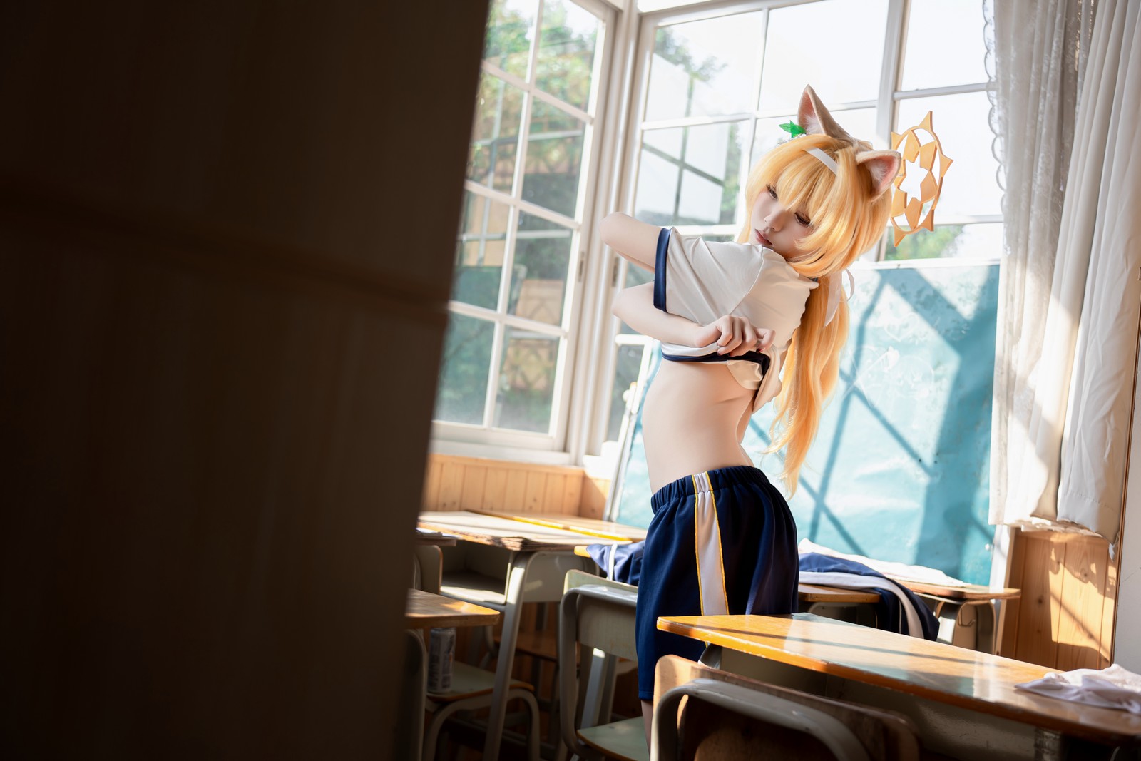 纸悦Etsu_ko《玛丽体操服》运动系写真图集｜元气少女主题[64P-356.8M]插图9