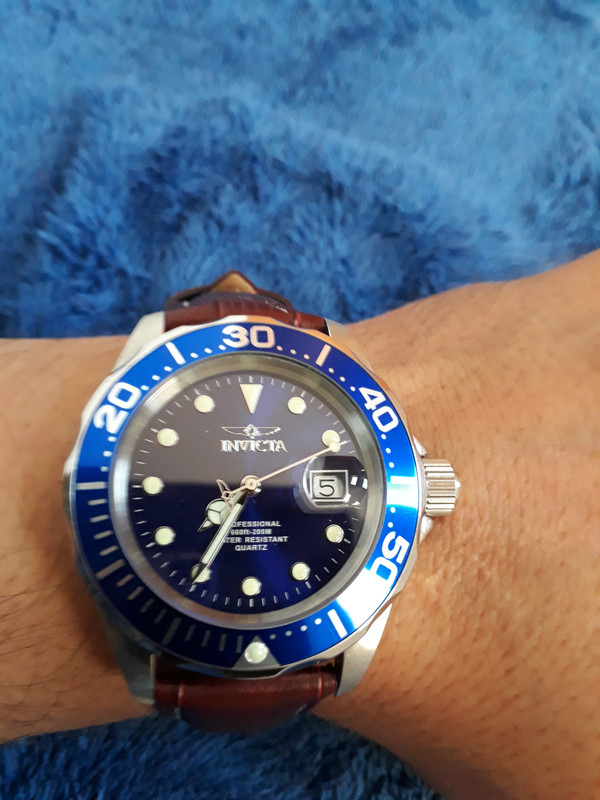 Azul Invicta Escalopado