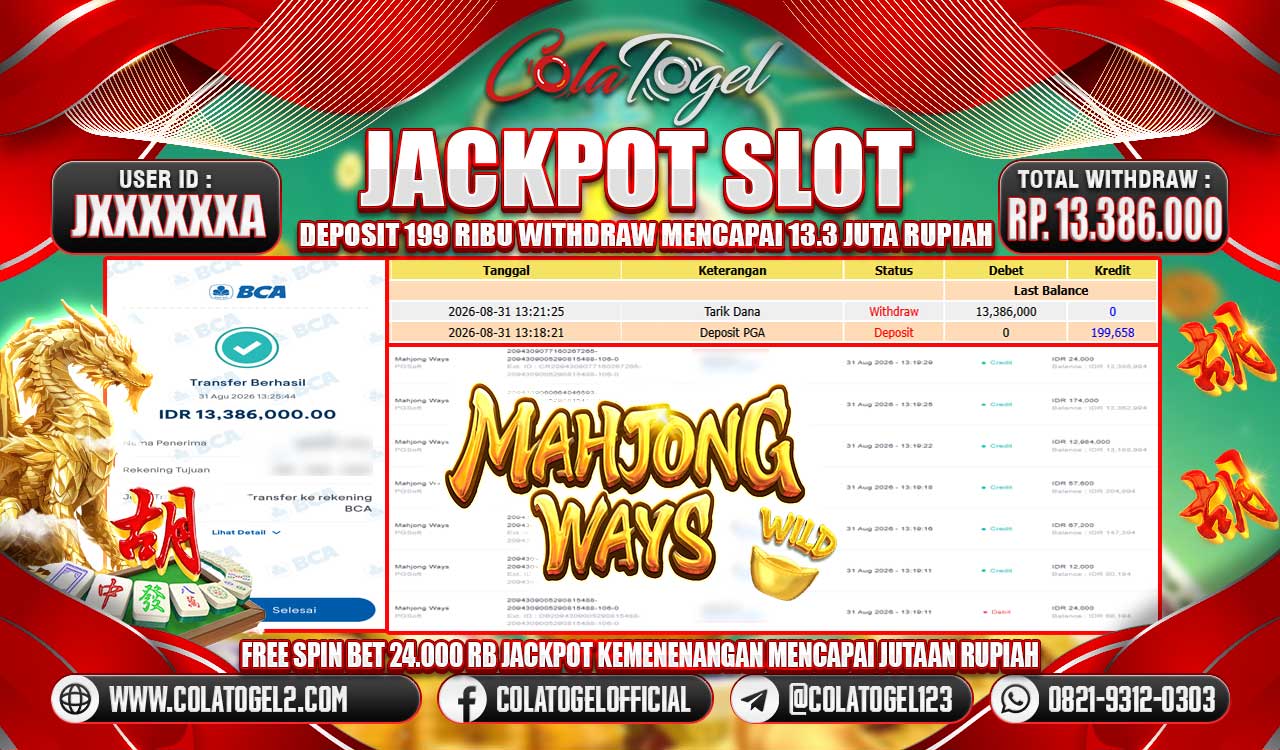 JACKPOT SLOT GACORR!!