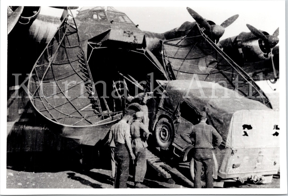 Luftwaffe Flugzeug Me323 Lastensegler PKW LKW