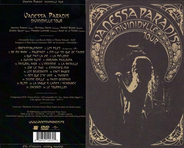Vanessa Paradis - Divinidylle tour - Live (2008)