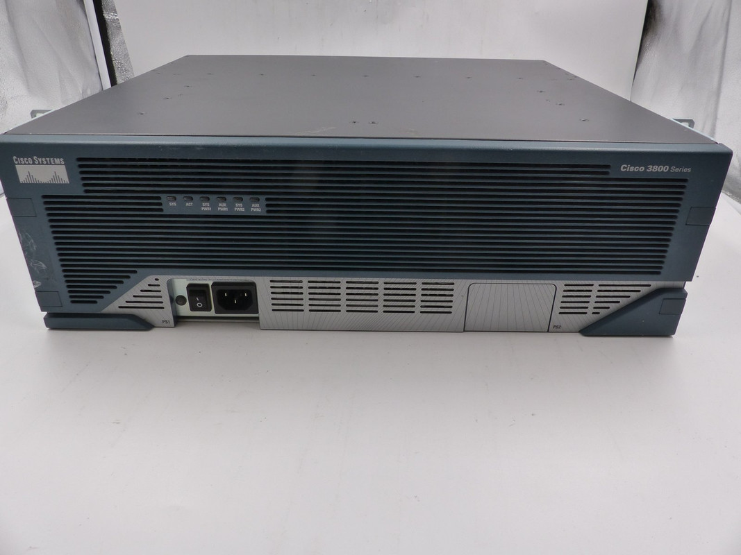 CISCO CISCO3845 V03 GIGABIT WIRED INTEGRATED SERVICE ROUTER +NM-HD-2VE =NM-4A/S