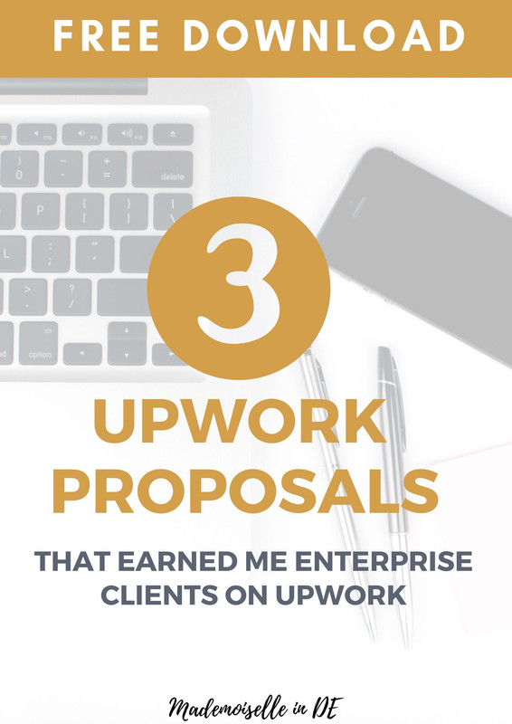 Upwork proposal sample pdfs